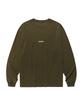 THEVINYLHOUSE Dyed Ls Tee Khaki