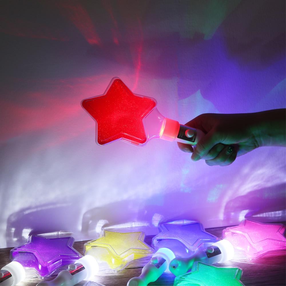 Kids Toy Party Fluorescent Stick Luminous Performance Prop Support Stick Concert Glow Star