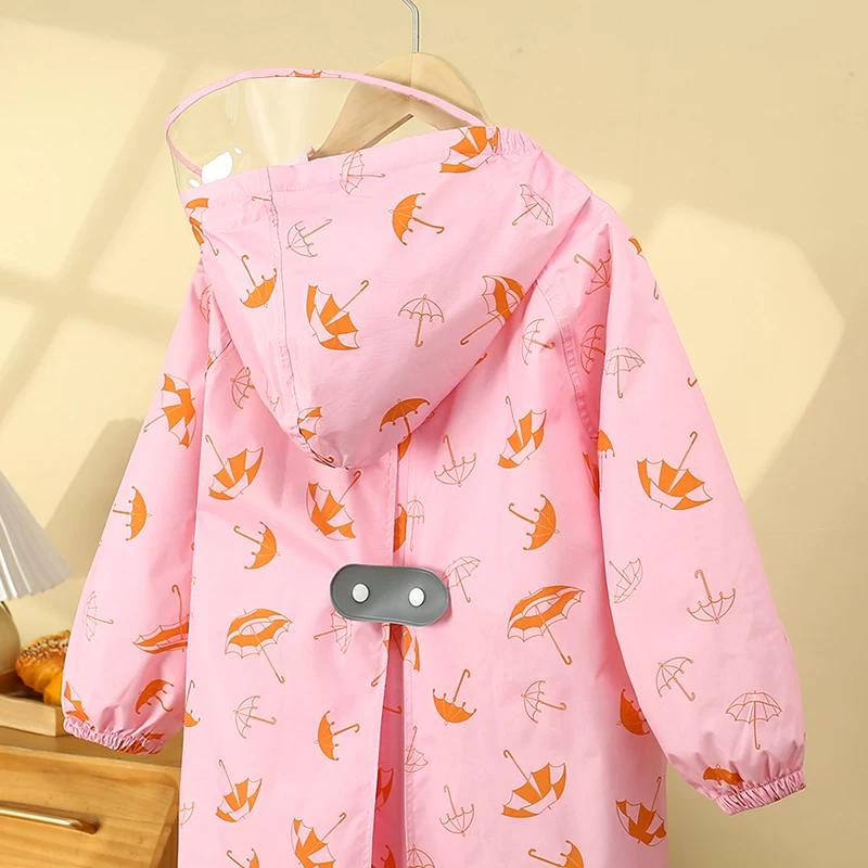 Children's Raincoat for Girls and Boys, Rainproof for Heavy Rain, 2026 Kindergarten Baby Rain Poncho, for Primary School Students to Use for School