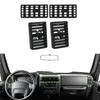 Dash Air Vent Grille Center Console For Jeep Wrangler TJ 1997-2006 Cherokee XJ 1997-2001 Louver 5FS10DX9 5DP55TAZ