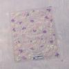 White Flower Petal Cherry Blossom Peach Blossom Falling Petal Floral Gradient 5D Self Adhesive Nail Art Sticker Manicure Decals