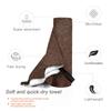 Brown Leather Vintage Textures Pattern Beach Towel Soft Microfiber Quick Dry Absorbent Quick Towels For Pool