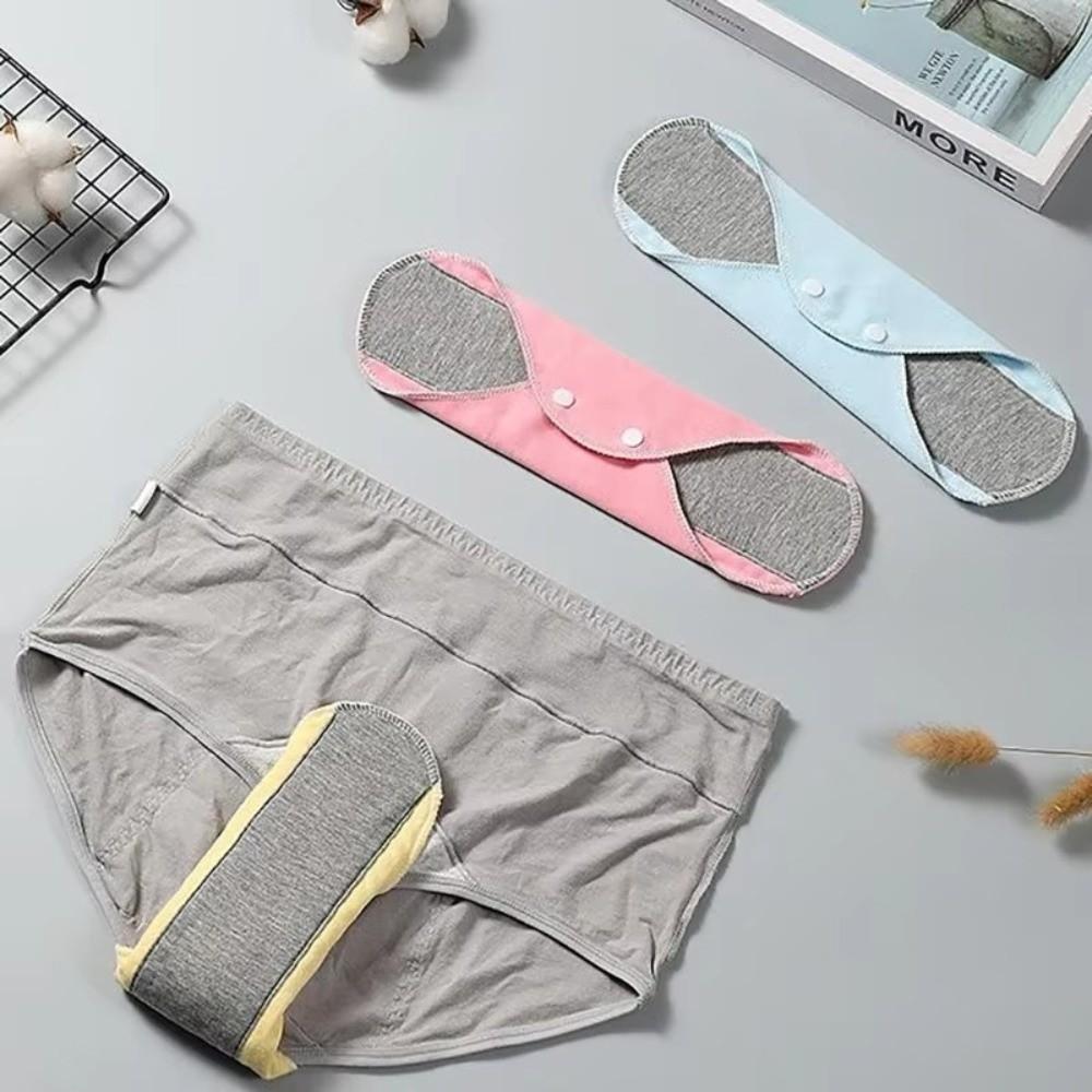 Non-slip Soft Menstrual Cloth Sanitary Reusable Panty Liners Durable Adult Diaper