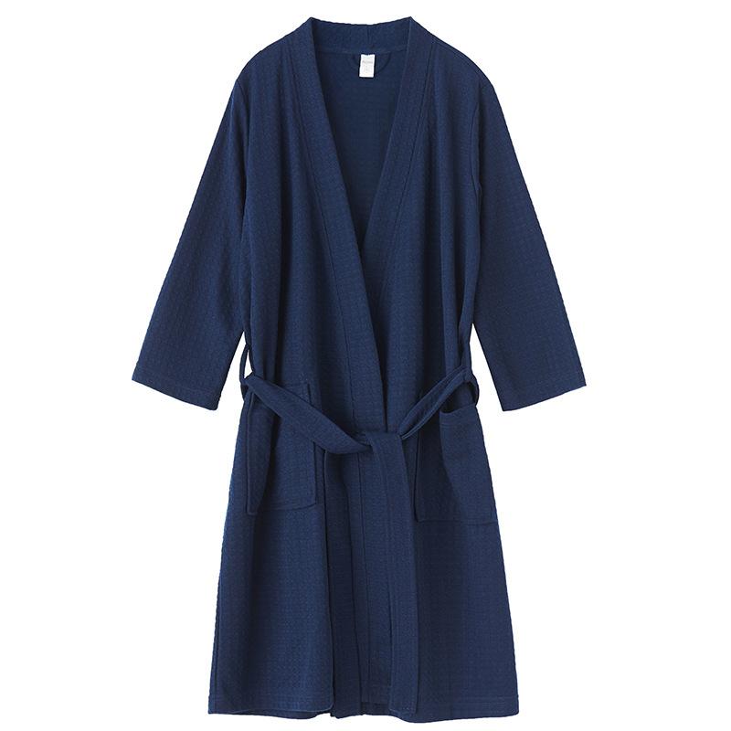 Vår- og høstbadekåper for par Saunadrakter for menn og kvinner Sweatshirts Morgenkåper Hjemmeklær Hurtigtørkende badekåper
