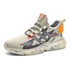 New Spring and Summer Sports Shoes Popcorn Bottom Men's Shoes Lightweight Breathable Running Sports Shoes Men's Fashionable Korean Style Shoes Men
