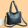 Stylish Faux Leather Shoulder Bag Women's Large Capacity Tote Bag