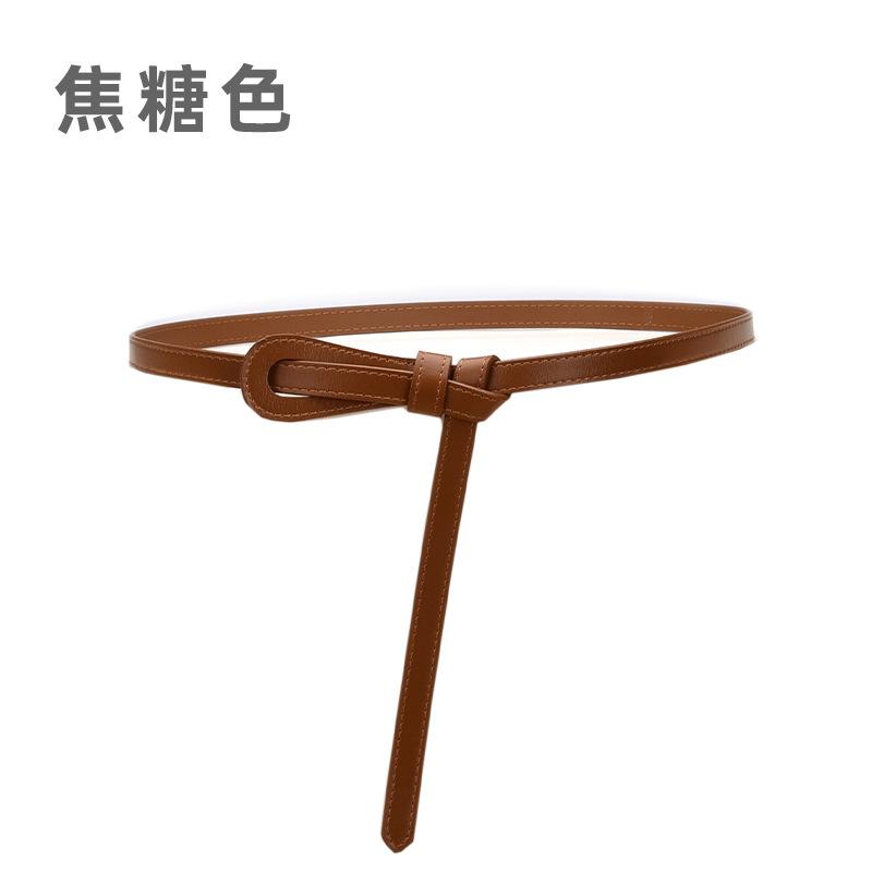 New Style, Women's Genuine Leather, Slim Waistband, Decorative Strap, Waist Seal, Versatile Dress, Vintage Leather, Women's Belt