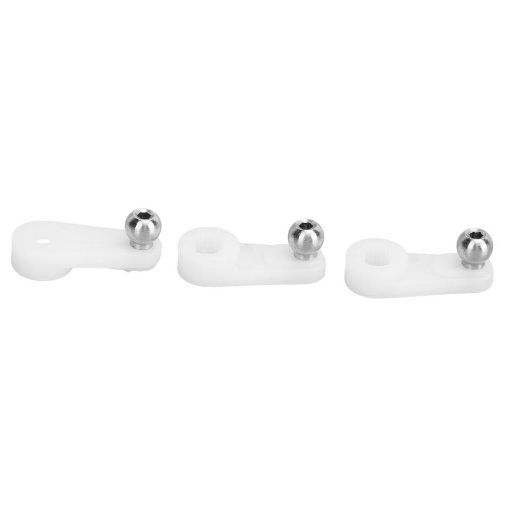 3pcs RC Servo Arm Professional Replacement Remote Helicopter Servo Arm for Flywing BELL206 UH1 RC He