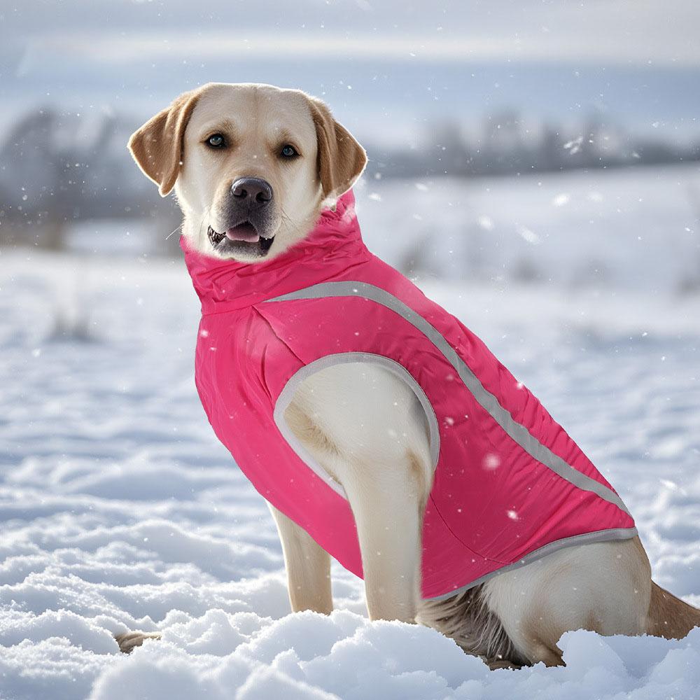 Luxury Eco-Friendly Winter Vest for Plus Size XL-6XL Dogs-Warm Fleece Lined Cozy Coat for Large Dogs