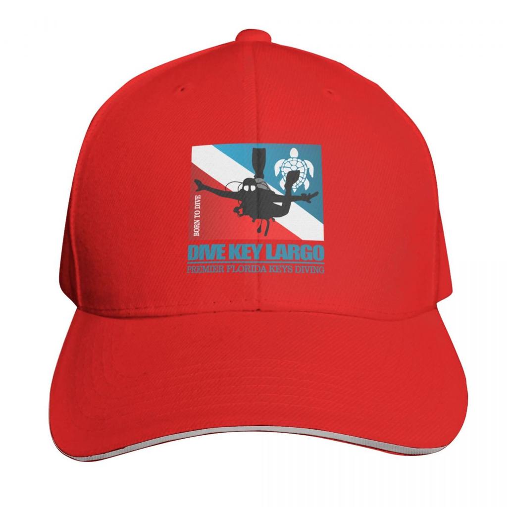 Dive Key Largo (DF) Baseball Cap Fishing Caps Unisex Cosplay Hats On Offer Fishing Hat Womens Unisexs