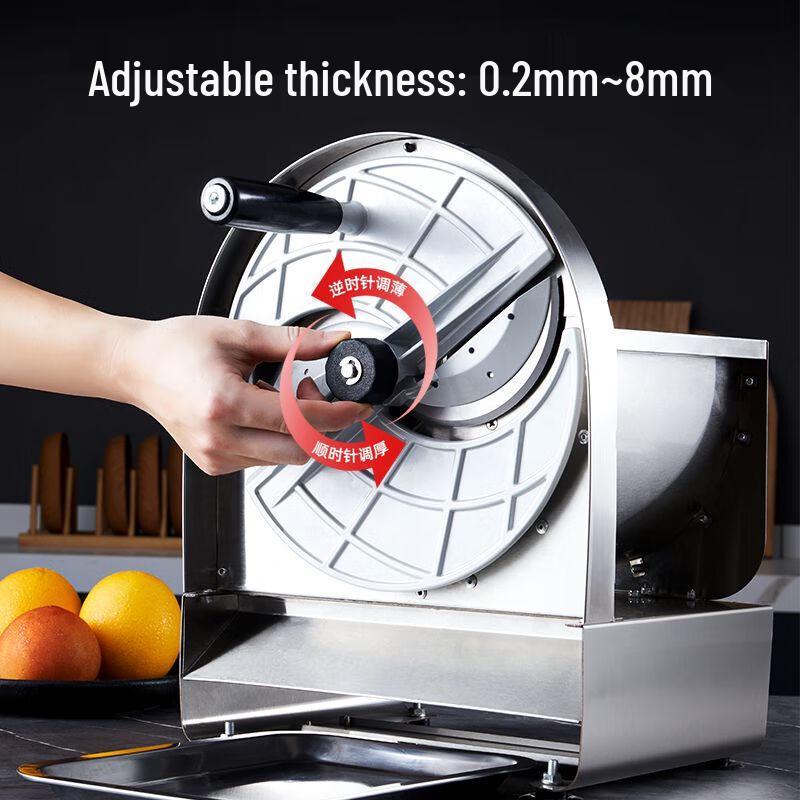 Commercial Ultra-Thin Electric & Manual Food Slicer