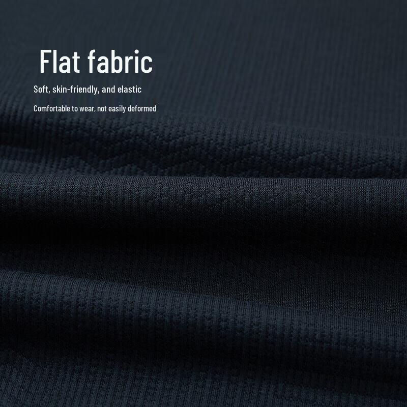 Men's HLA Irregular Jacquard Warm Round Neck Pullover Sweatshirt