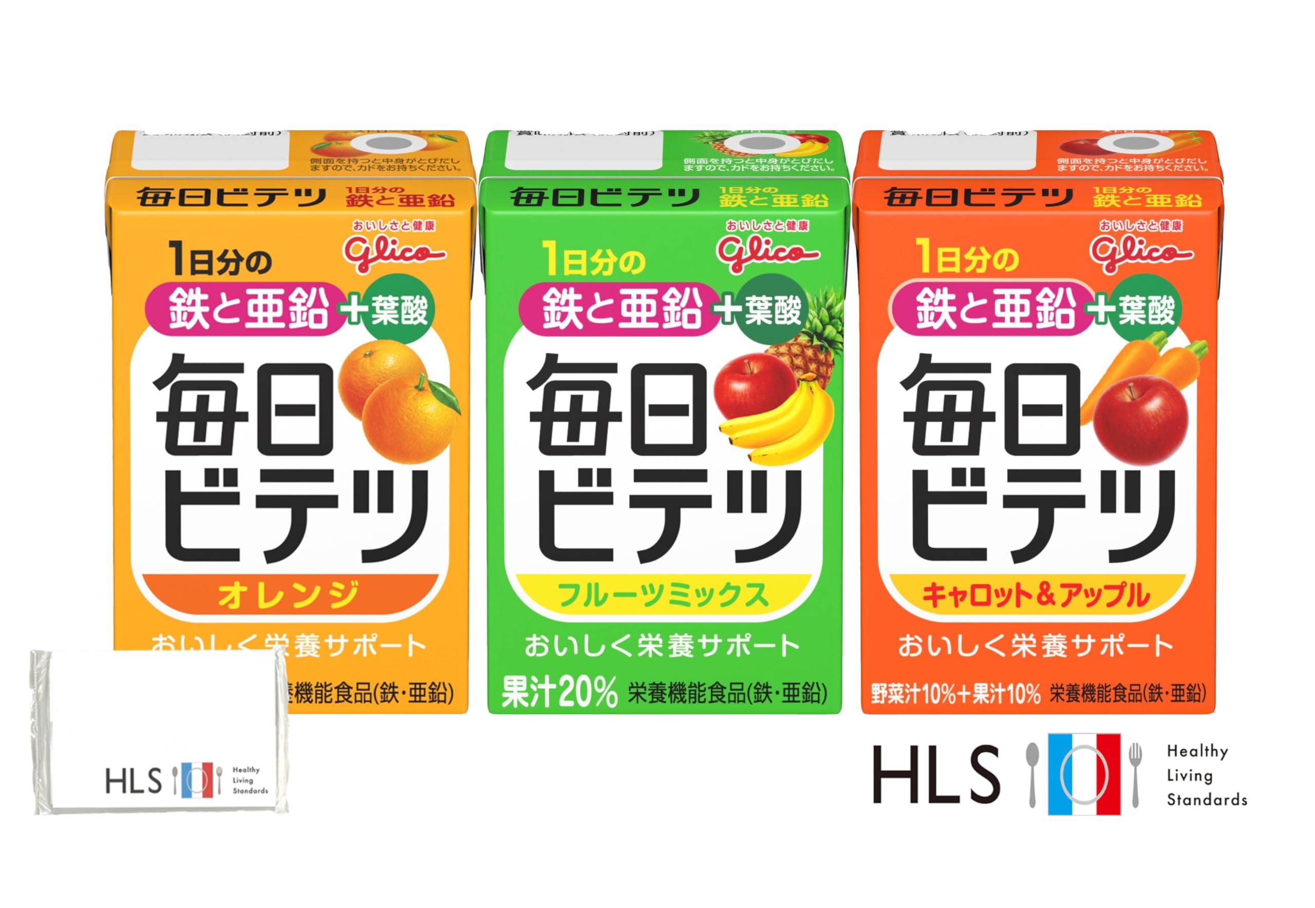 

Glico Mainichi Bitetsu Assorted Set flavors x 10 of 30 with HLS original pocket tissues [HLS] (3 each, total)