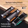 Hexagonal Folding Screwdriver & Hex Key Set: Multifunctional Bicycle Repair Tool Wrench