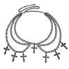 Waist Chain Hot Pants Multilayered Chain Sexy Metallic Cross for Party/Club for Banquet Costume Jewelry Waist Belt