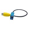 Oppgradert Ryggekameraadapterkabel for bil Fakra Hunn til RCA Hunn Kompatibel med C/E/GLKS80L 30cm/12-tommer
