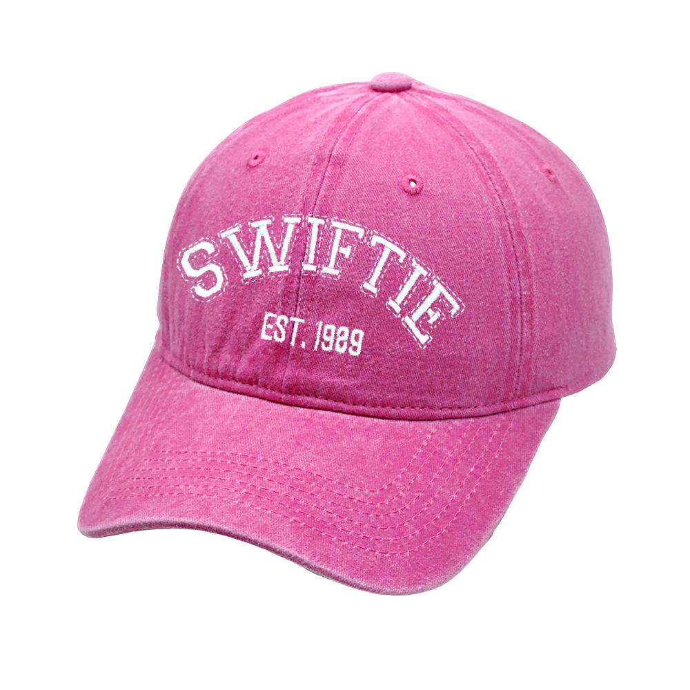 

Европейская и американская бейсболка SWIFTIE с вышивкой, летняя, вываренная, в стиле ретро, для фанаток Тейлор, женская, удобная, дышащая, регулируемая Adjustable