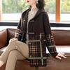 Autumn Knit Wool Coat for Middle-Aged and Elderly Women - Loose-Fit and Stylish, 2025 Design