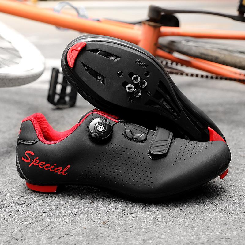Autumn New Road Cycling Shoes Fashionable Outdoor Cycling Shoes Men's and Women's Cycling Shoes Bicycle Lock Shoes
