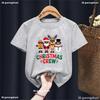 Christmas Day Fashion Christmas Crew 2026 Graphic Print Cute Boy/Girl Tshirt Christmas Festival Short Sleeve Casual Tshirt Tops
