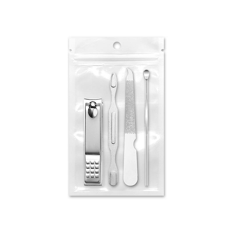 4-Piece Portable Nail Clipper Set: Compact Manicure & Pedicure Gift Box