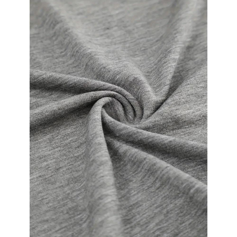 European and American women's large-size fashion casual V-neck long-sleeved bottom T-shirt