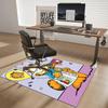 1pc Garfield Balloon Chair Mat: Anime Cartoon Design, Festive Gift, Non-Slip Carpet for Office, Home Decor, Living Room, Bedroom, Game Room, Dormitory