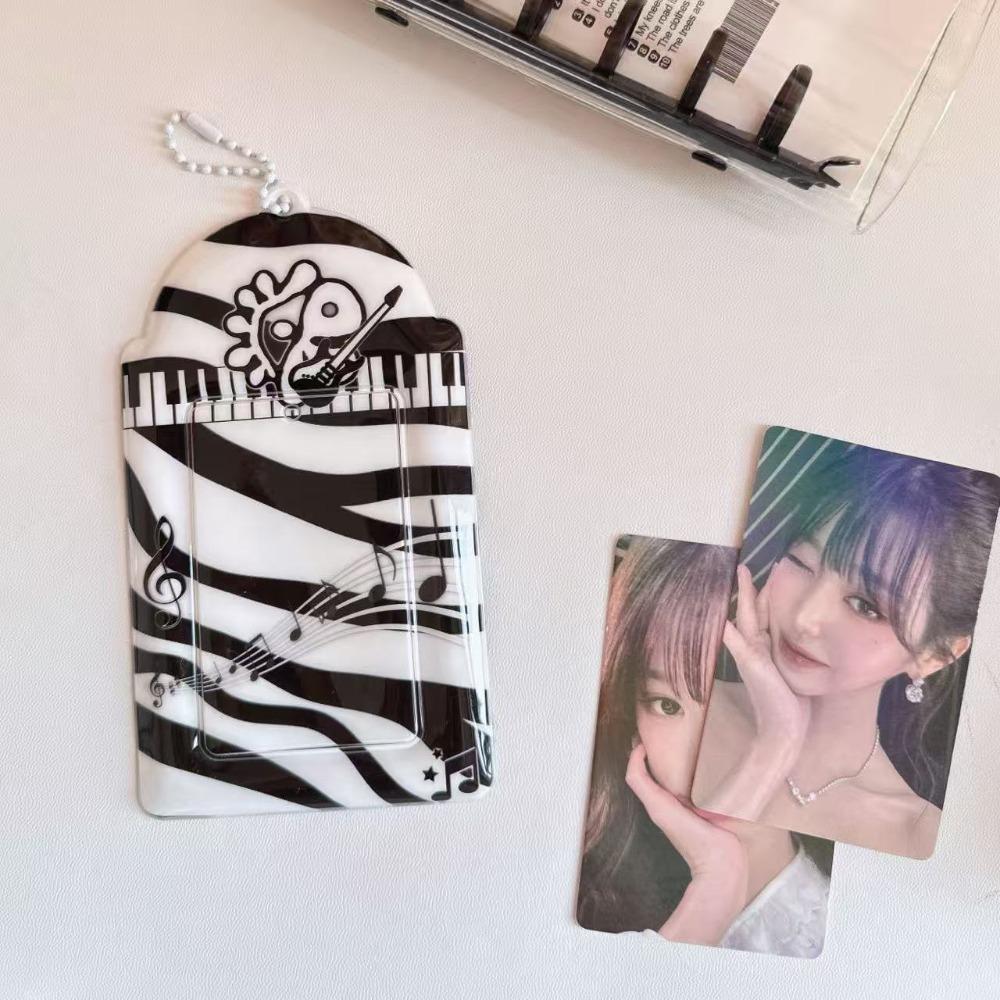 Wasserdichter PVC-Fotokartenhalter 32 Fächer 3 Zoll Kartenaufbewahrung Kartenhülle Schwarz Cortis Fotoalbum Kpop Idol Karte