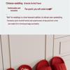 Couples' Festive Red Wedding Slippers: Non-slip, Lightweight Indoor Sandals