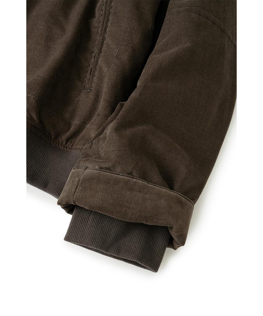HATCHINGROOM Tanker Jacket Corduroy Dark Brown