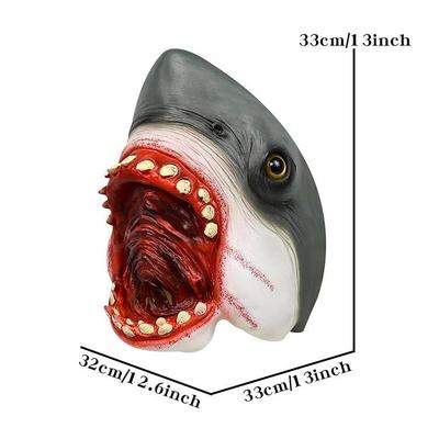 Masque en latex de requin effrayant