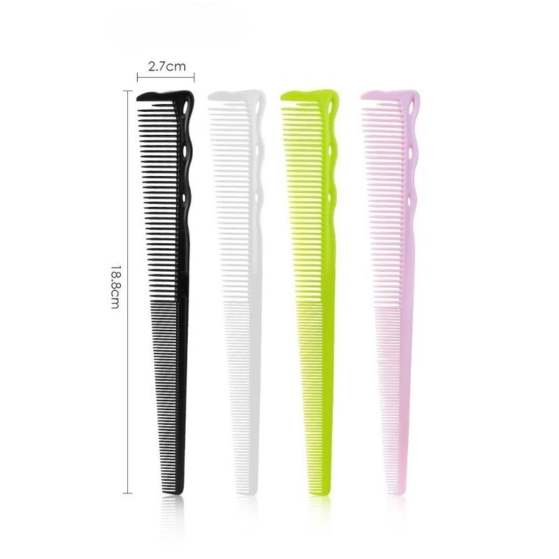 Hair Cutting Comb Plastic Cutting Hair Combing Hair Shop Professional Hairdressing Comb Double-headed Comb Tooth Dense Comb