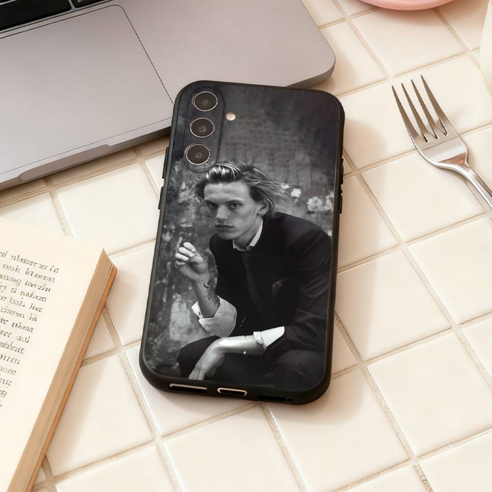 J-Jamie Campbell Bower Phone Case For Samsung Galaxy A73,A72,A71,A70,A53,A52,A51,Others Soft Black Shell