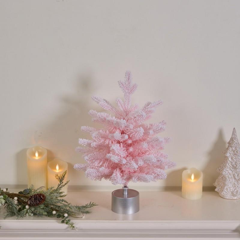 Desktop Christmas Tree Set PE Material Snowy 45-120cm Tabletop Holiday Decor