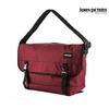John Peters New York Messenger Bag N1607 Burgundy