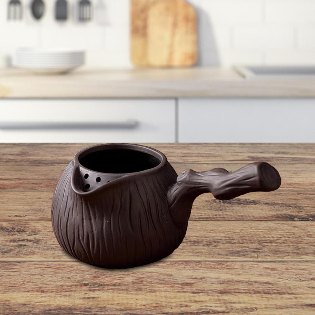 Ceramic Teapot Infuser for Loose Leaf Tea with Heat-resistant Handle