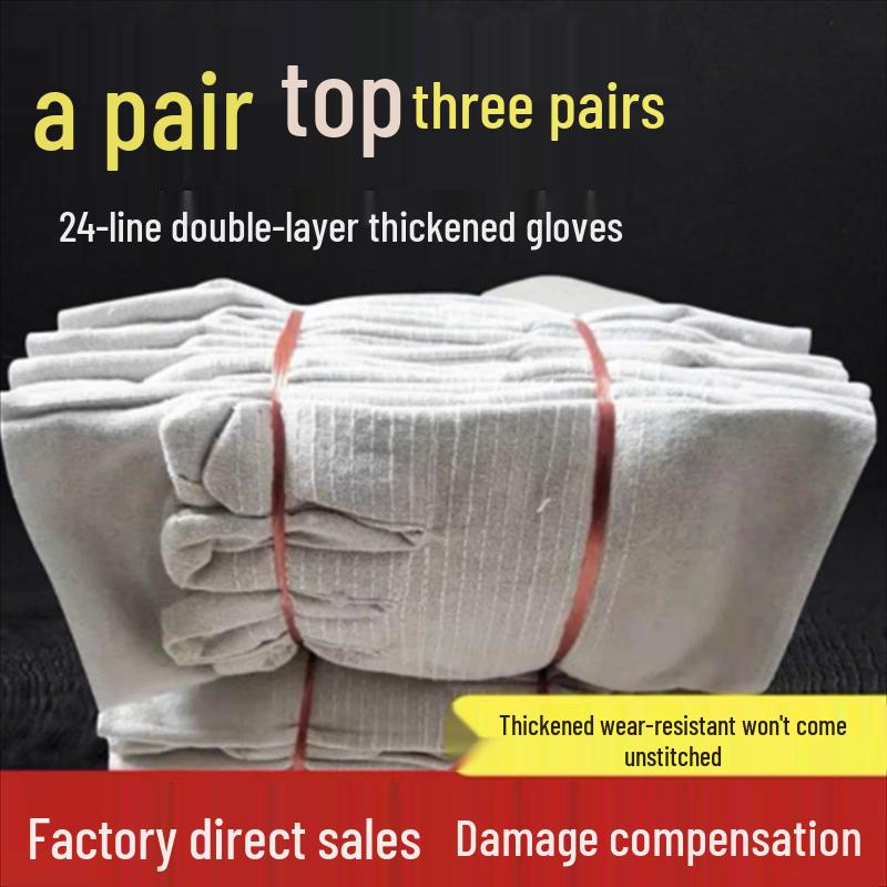 Heavy-Duty Canvas Work Gloves