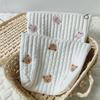 1pc Mommy Bag Cute Print Embroidery Mommy Bag Zipper Newborn Baby Diaper Bag Nappy Pouch Travel Stroller Storage Bags