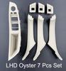 Factory  Carbon Fiber Inner Handle Interior Door Handle for F10 F11 BMW 5 Series Armrest Pull Trim Cover 7 Pcs Set