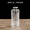 Retro Embossed Transparent Glass Vase: French-Inspired Luxury Home Decor for Living Room