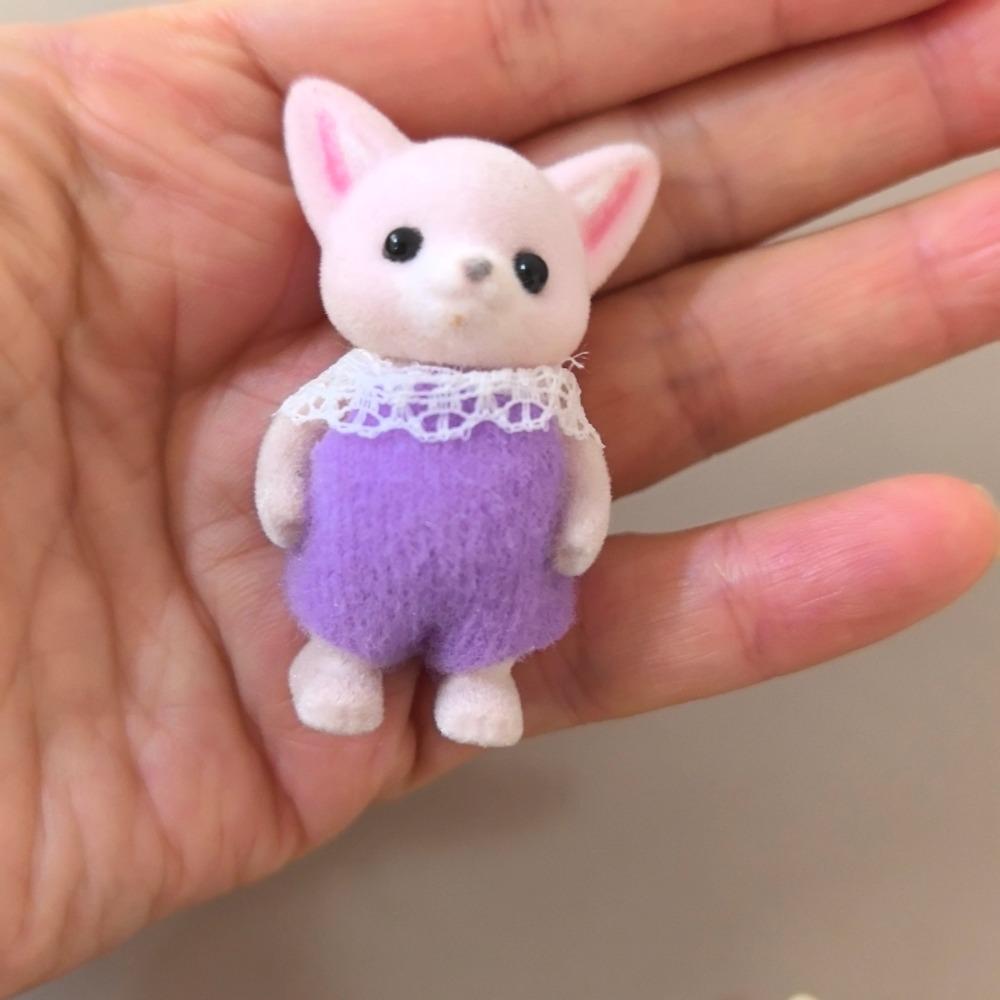 

Имитация Лесная семья кроликов Сделай сам Игровой набор Мини фигурка кролика и медведя Игрушка Куклы Детские подарки