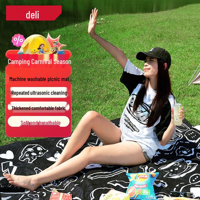 Deli Machine Washable Outdoor Picnic Mat