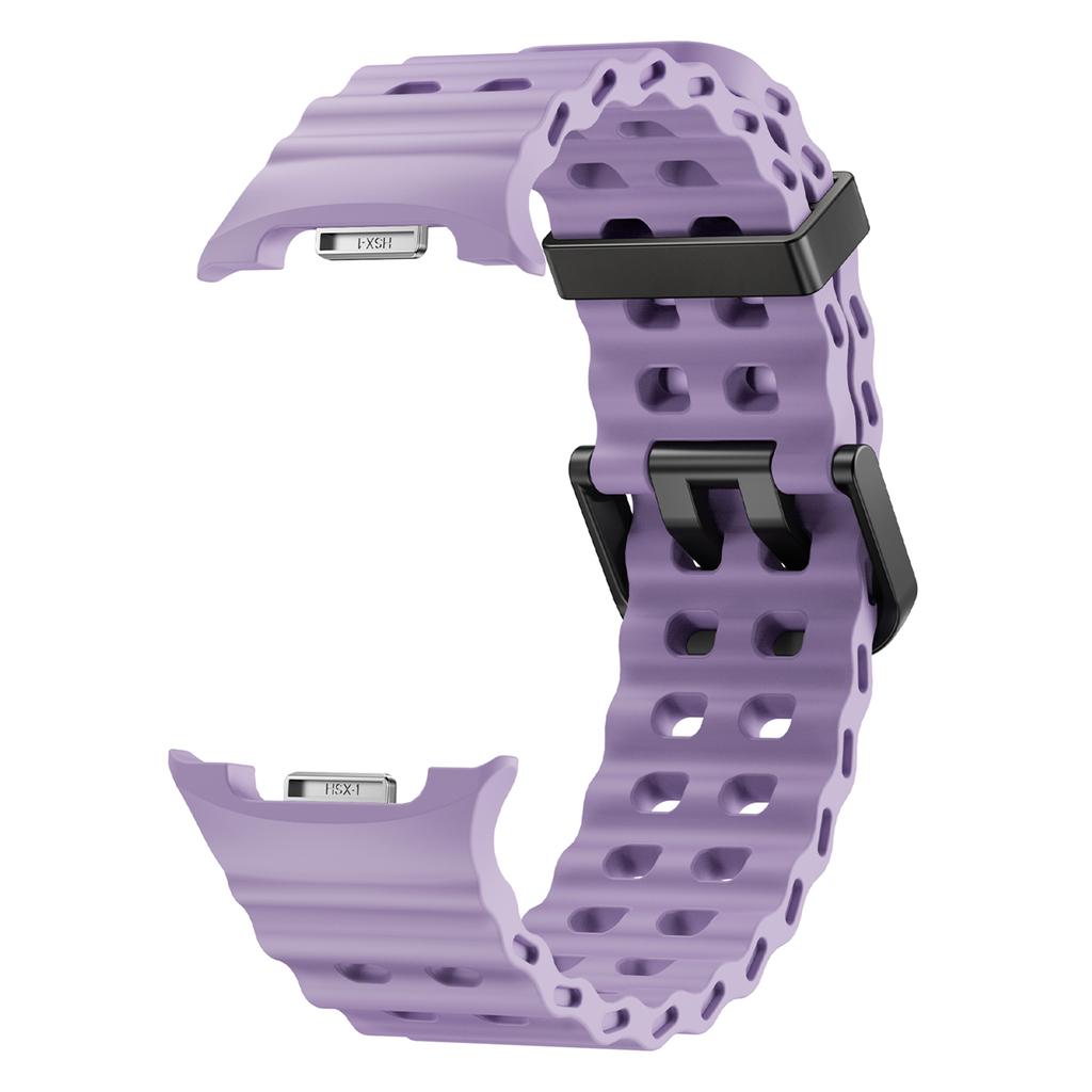 Silicone Band for Samsung Galaxy Watch8 44mm/40mm/Watch8 Classic 46mm Solid Color Quick Release Watch Strap