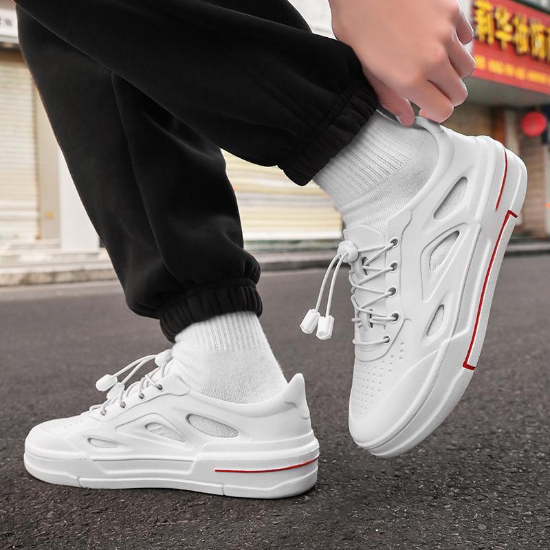 Summer Men Slippers Platform Outdoor Sandals Clogs Beach Slippers Fashi Flip Flops Casual Flats Comfortable Wading Shoes 38-45