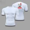 Bleach Men's Compressed Shirt Sports Quick Drying Fitness T-shirt Sweat-Absorbent Jogging Cycling Outdoor 8 Colors Short Sleeve