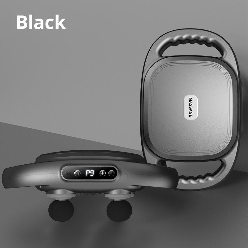 

6-головочный пистолет для фасции, беспроводной удобный массажный пистолет, инструмент для массажа шеи, шейного отдела позвоночника, оборудование для массажа для релаксации мышц чёрный