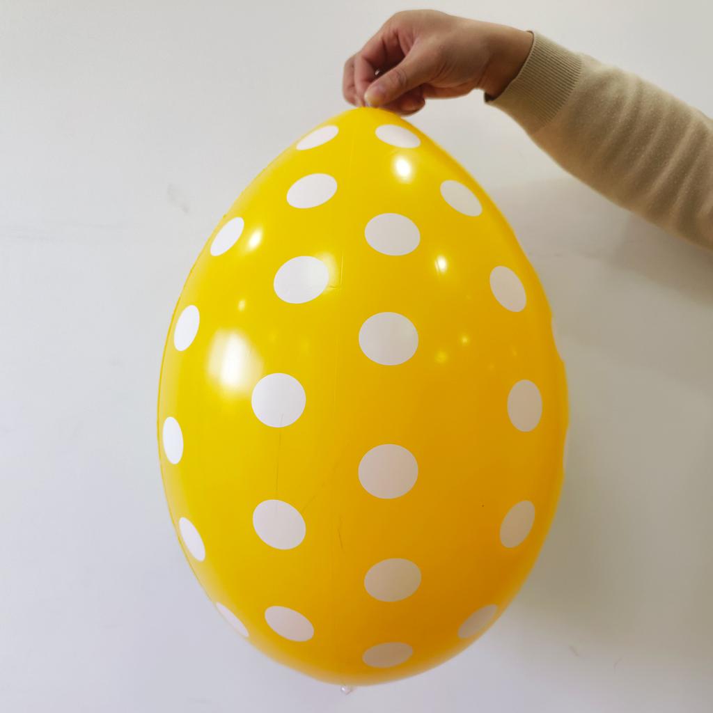 Inflatable Easter Egg Ornament Giant PVC Ball 50x35cm After Inflation Outdoor Garden Yard Easter Party Decorative Balloons