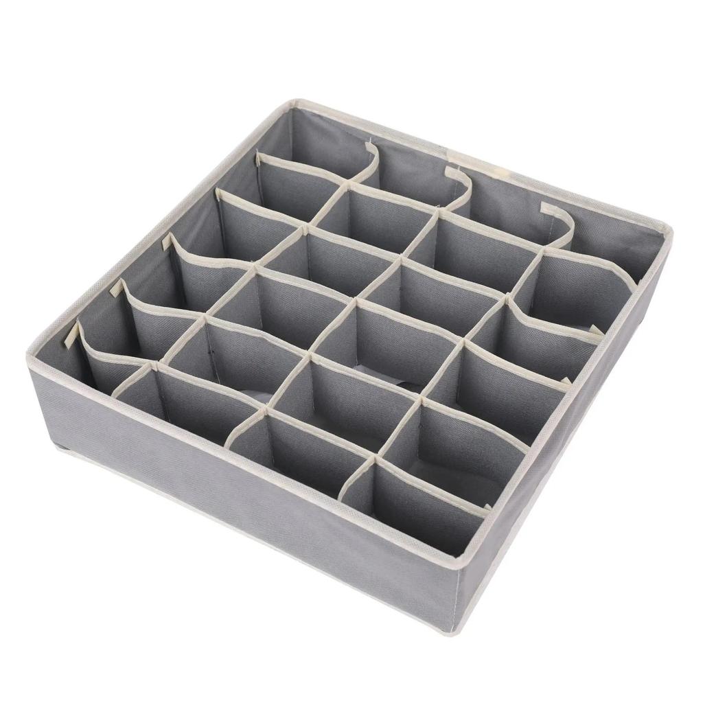 Foldable Underwear Storage Box with Multi-Size Drawer Partitions for Organized Wardrobes
