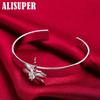 925 Sterling Silver AAA Zircon Dragonfly Smooth Bratara Bijuterii