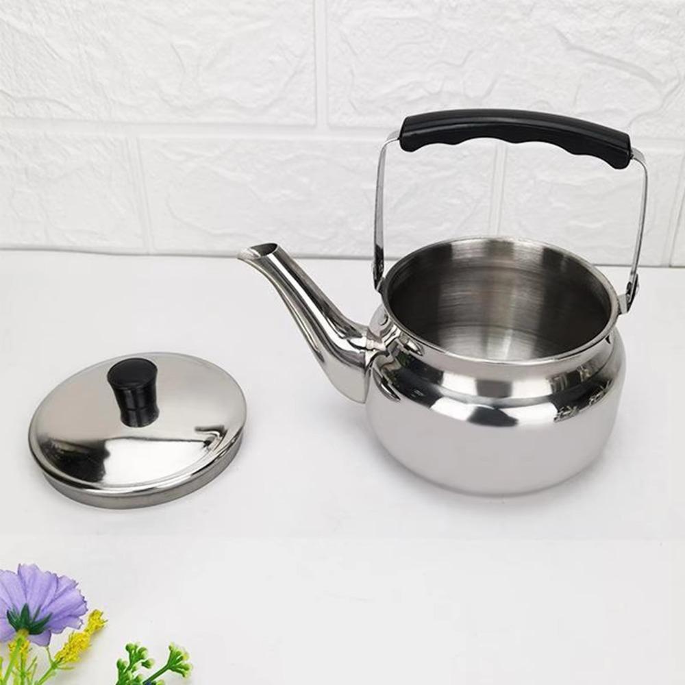 Universal Teapot Water Kettle Stainless Steel Coffee Pot Durable Hotel Tea Kettle  Outdoor Camping